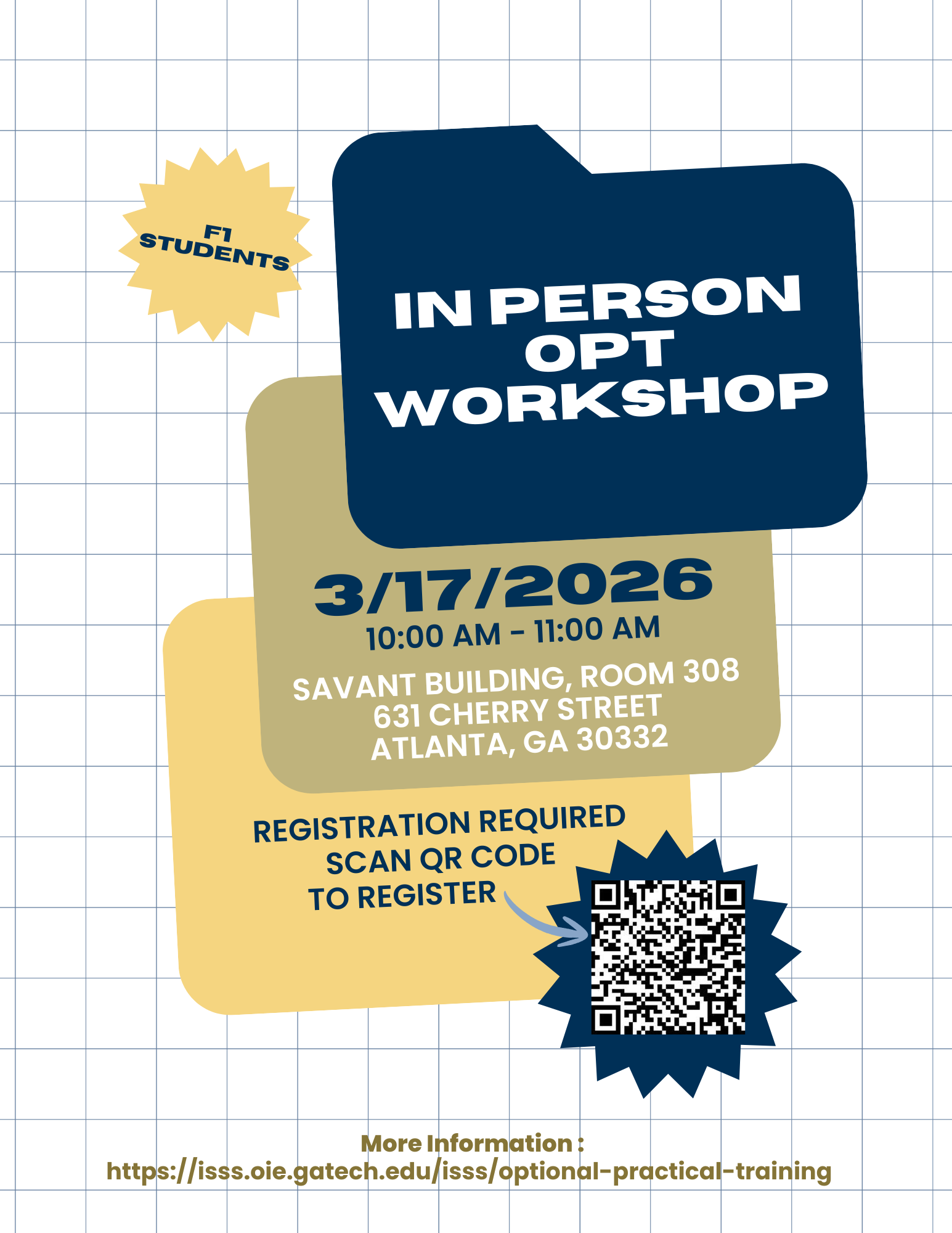 workshop flyer.